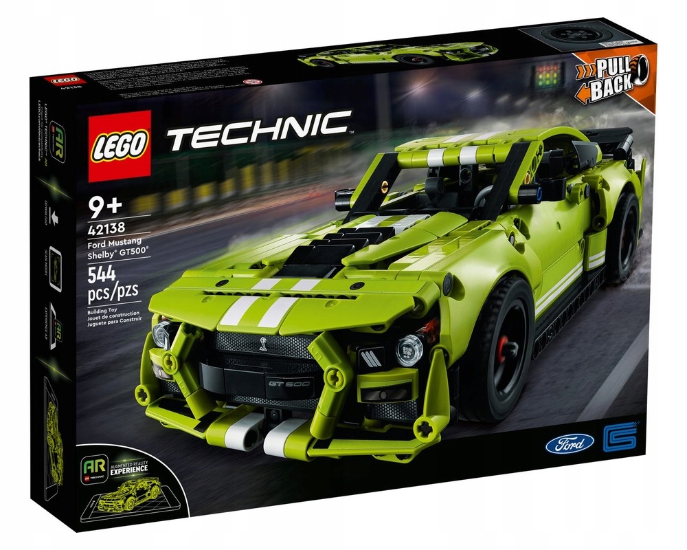 Lego 42138 Technic Ford Mustang ShelbyGT500 Nowy P203