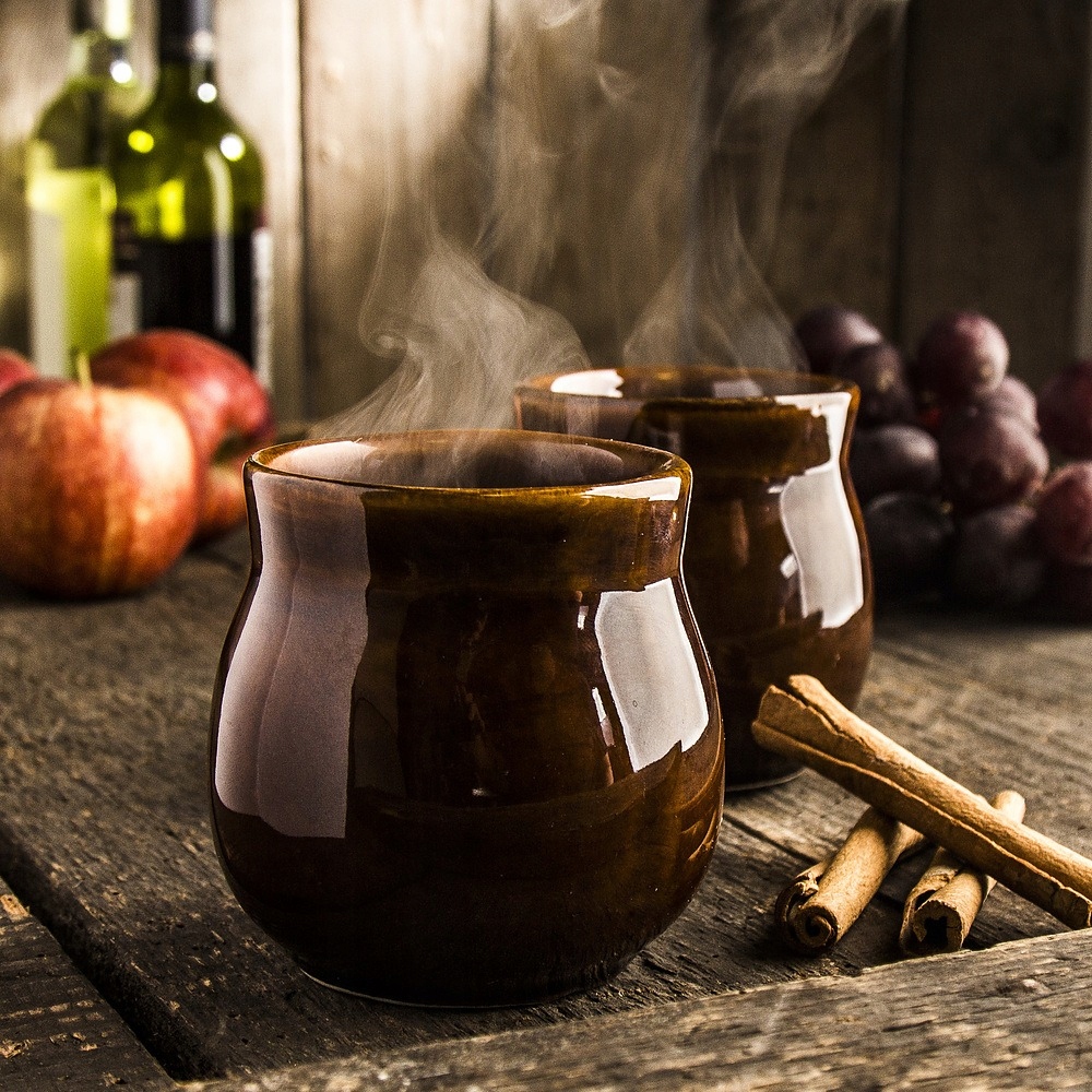 ZESTAW KUBKI do GRZANEGO WINA grzańca 2 szt 250ml }H Kod producenta 5903332402311