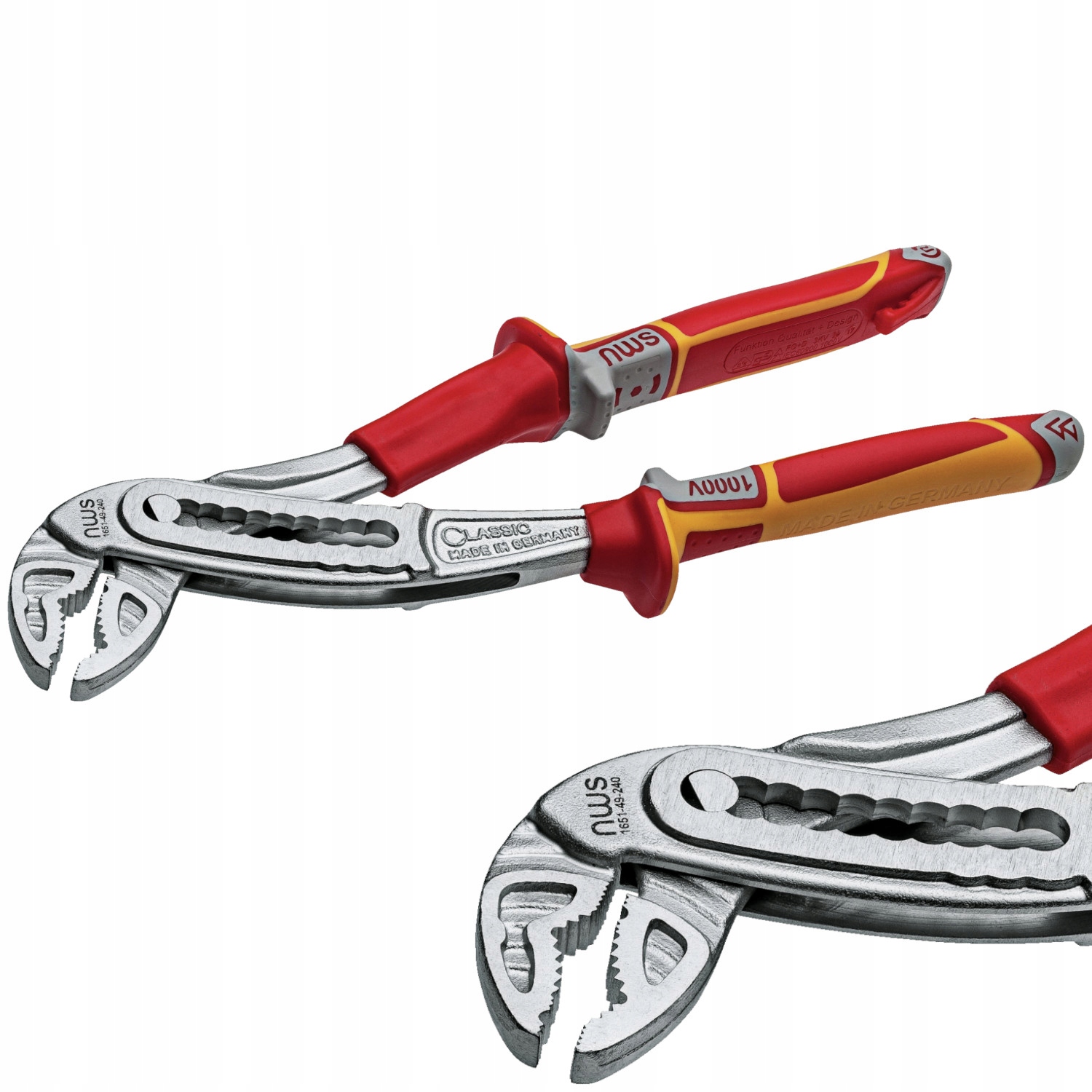 Nws Szczypce do instalacji hydraulicznych 240mm Vde żabka 1651-49-VDE-240