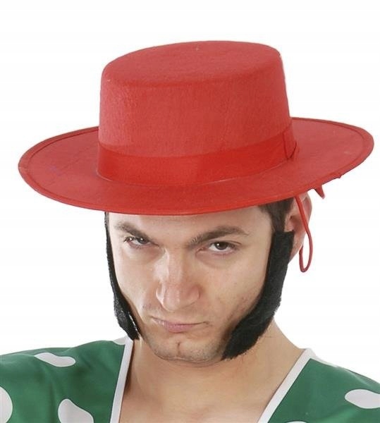

Kapelusz Filcowy Czerwony Matador Zorro