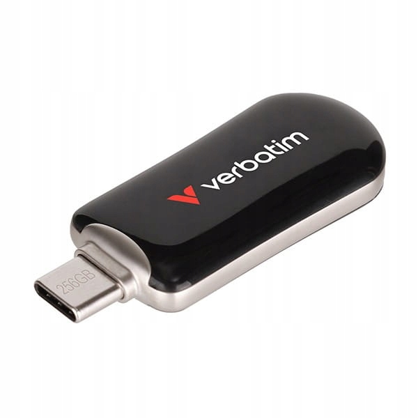 Verbatim Usb flash disk, Usb C, 256 Gb, Plectra, černý, 30226, Usb C