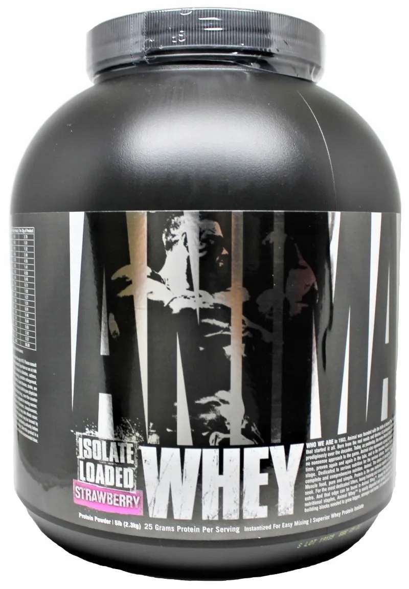 Universal Nutrition Animal Whey Jahoda Prášek 1810 g