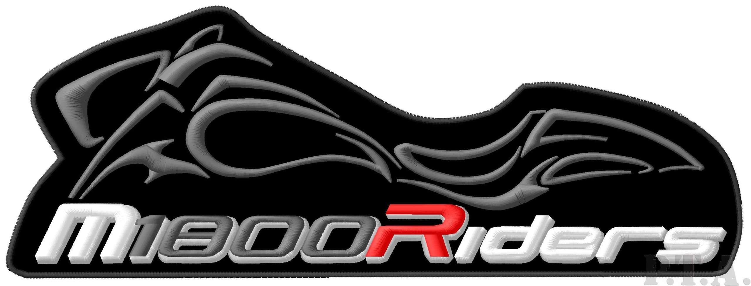 M800R Intruder Riders Bike XL naszywka termo suzuki