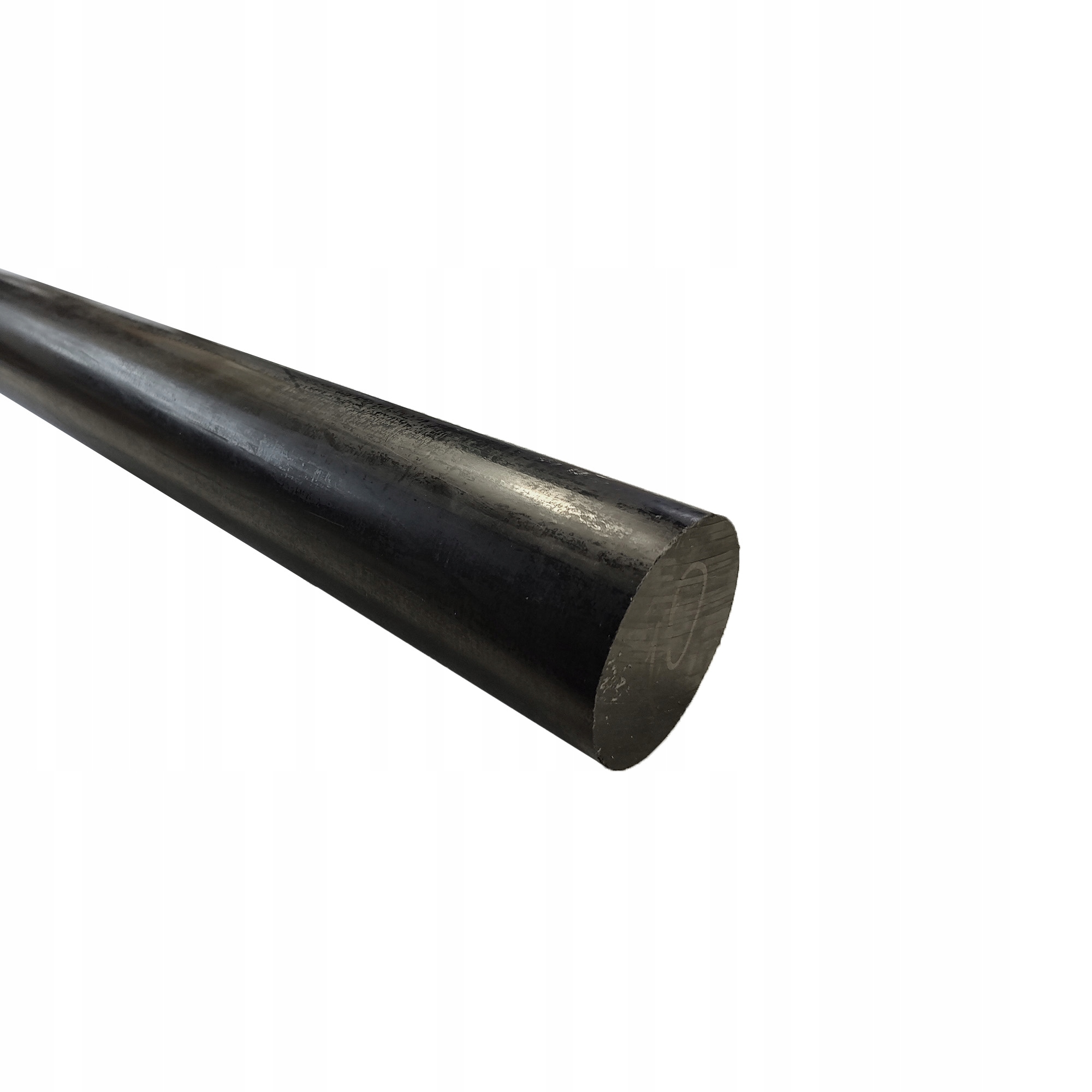 Polyamidová tyč PA6 fi 100 mm černá délka 350 mm (35 cm)