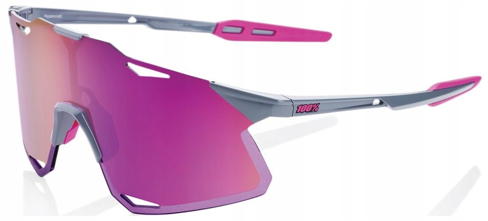 100% Cyklistické brýle Hypercraft Grey Purple S2+S0