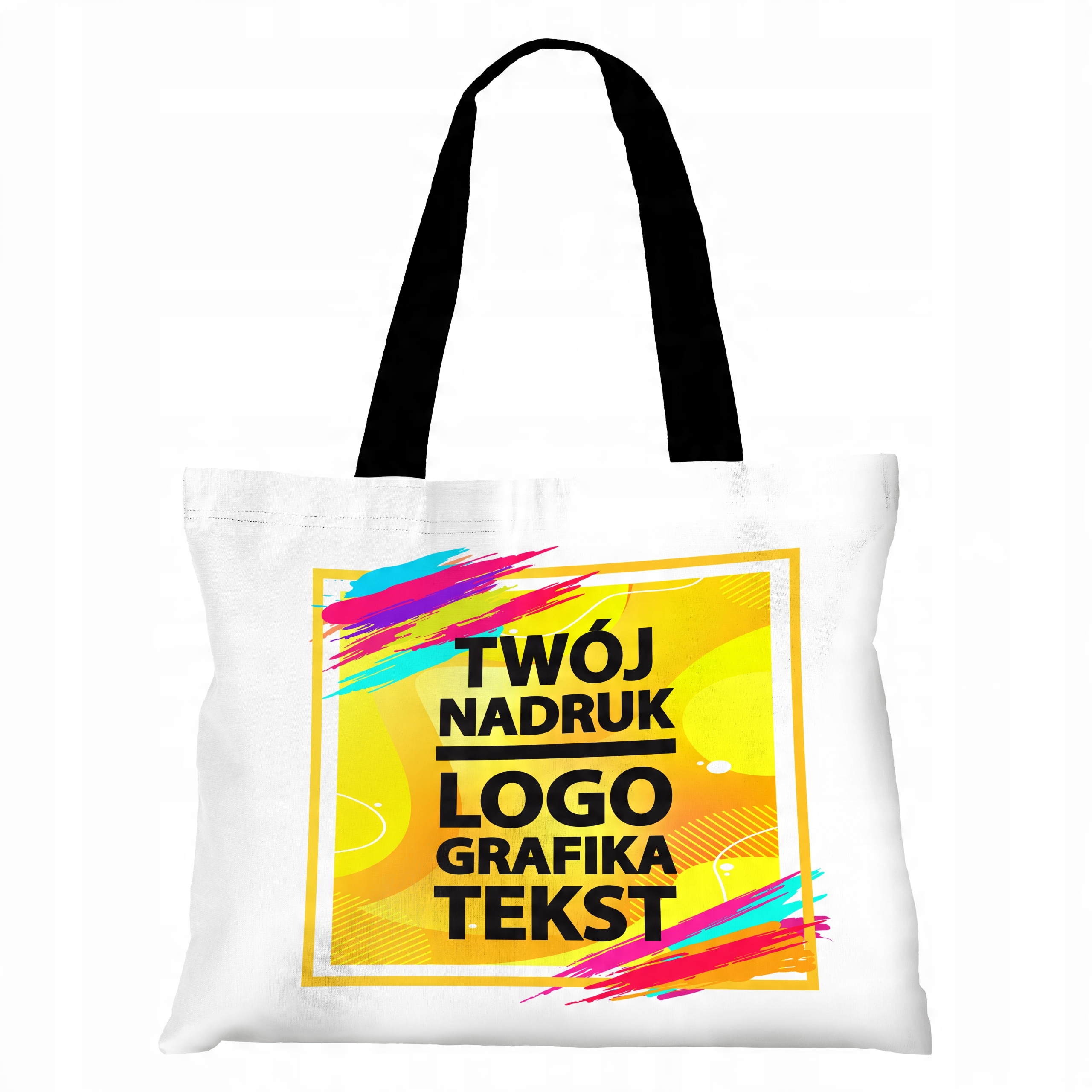 

Torba Na Zakupy Z Własnym Nadrukiem Zdjęcie Tekst