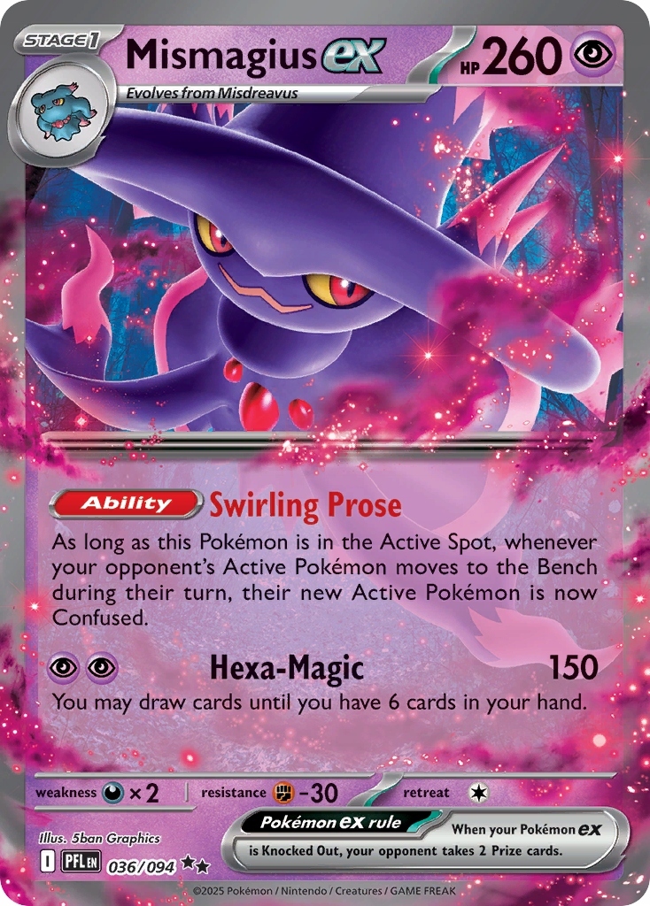 MISMAGIUS EX PFL 036/094 PHANTASMAL FLAMES