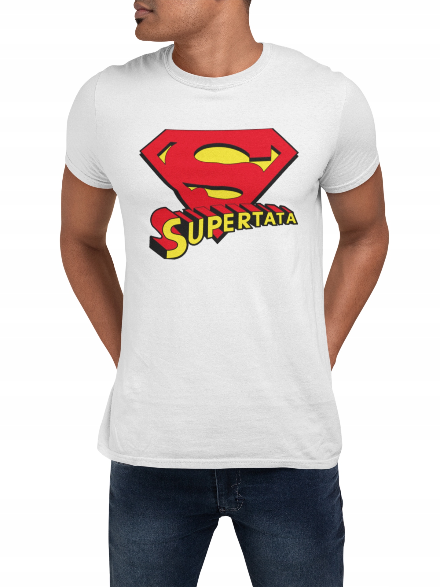 

Koszulka męska- dzień taty- supertata- prezent-L