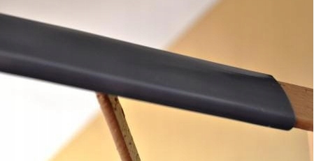 Zábradliová lišta 40x8 mm Čierna 20 m