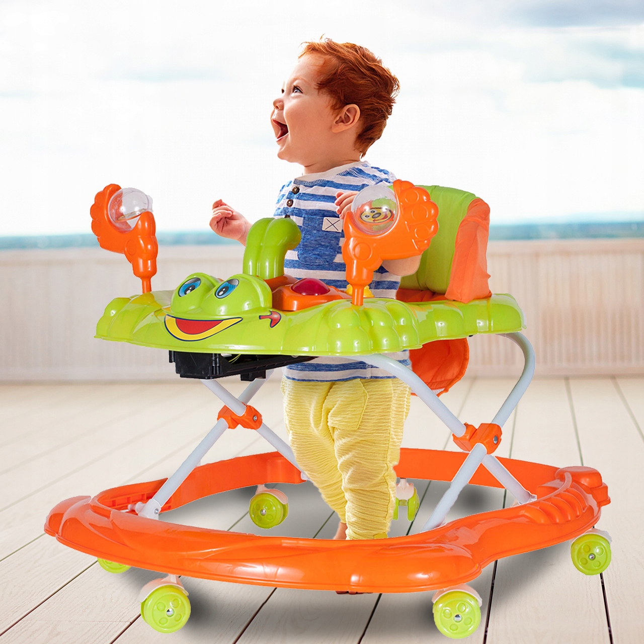 JEŹDZIK CHODZIK DLA DZIECI REGULACJA WYSOKOŚCI Z BLOKADĄ DO NAUKI CHODZENIA Rodzaj Klasyczny