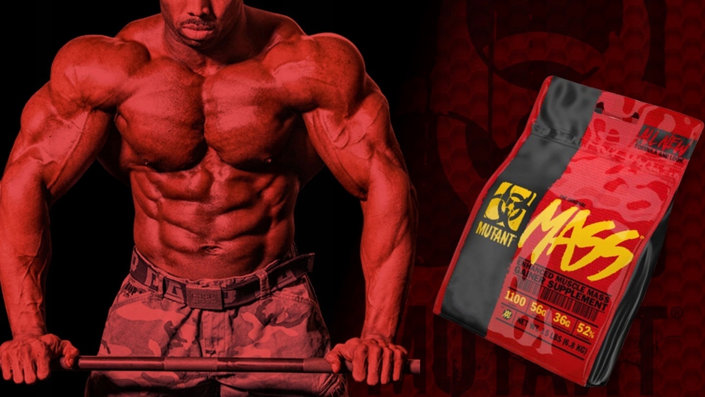 GAINER PVL MUTANT MASS 6800g BIAŁKO WHEY SIŁA MASA truskawka banan — 17