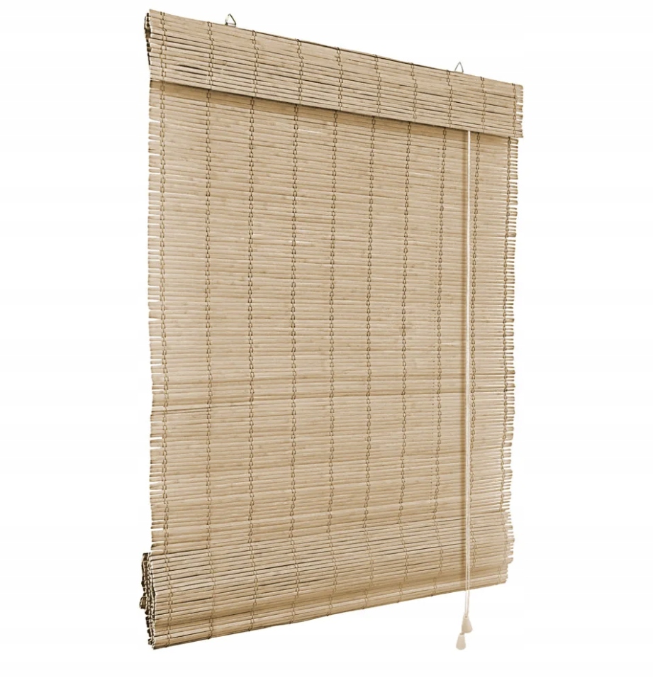 

Rzymska Roleta Bambusowa 100x160 Naturalny