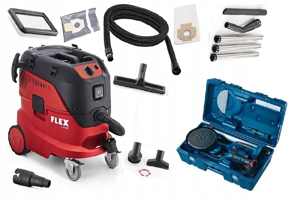 Bosch Żyrafa Szlifierka Do Gipsu Gtr 550 Odkurzacz S 44 L Ac Flex