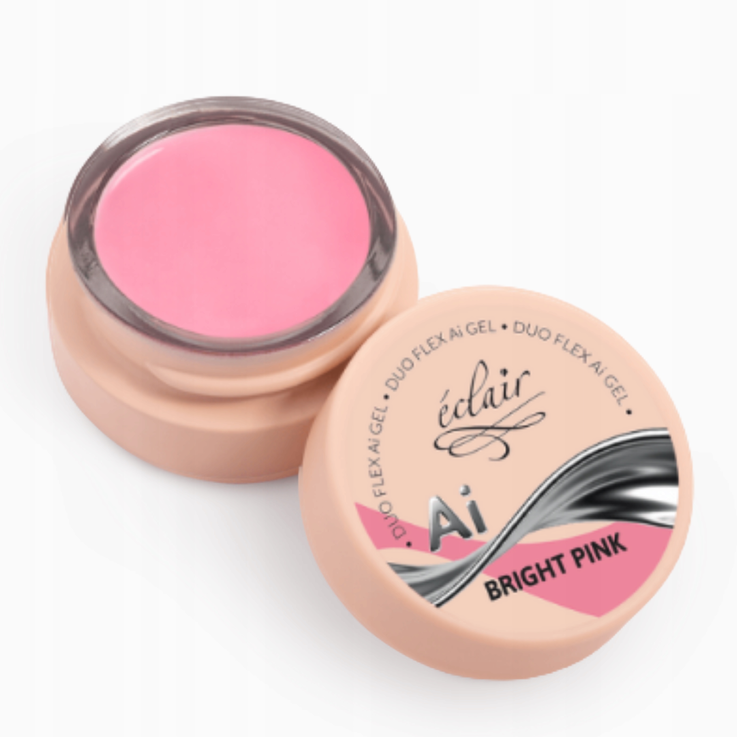 Żel budujący Eclair Duo Flex Ai Gel Bright Pink