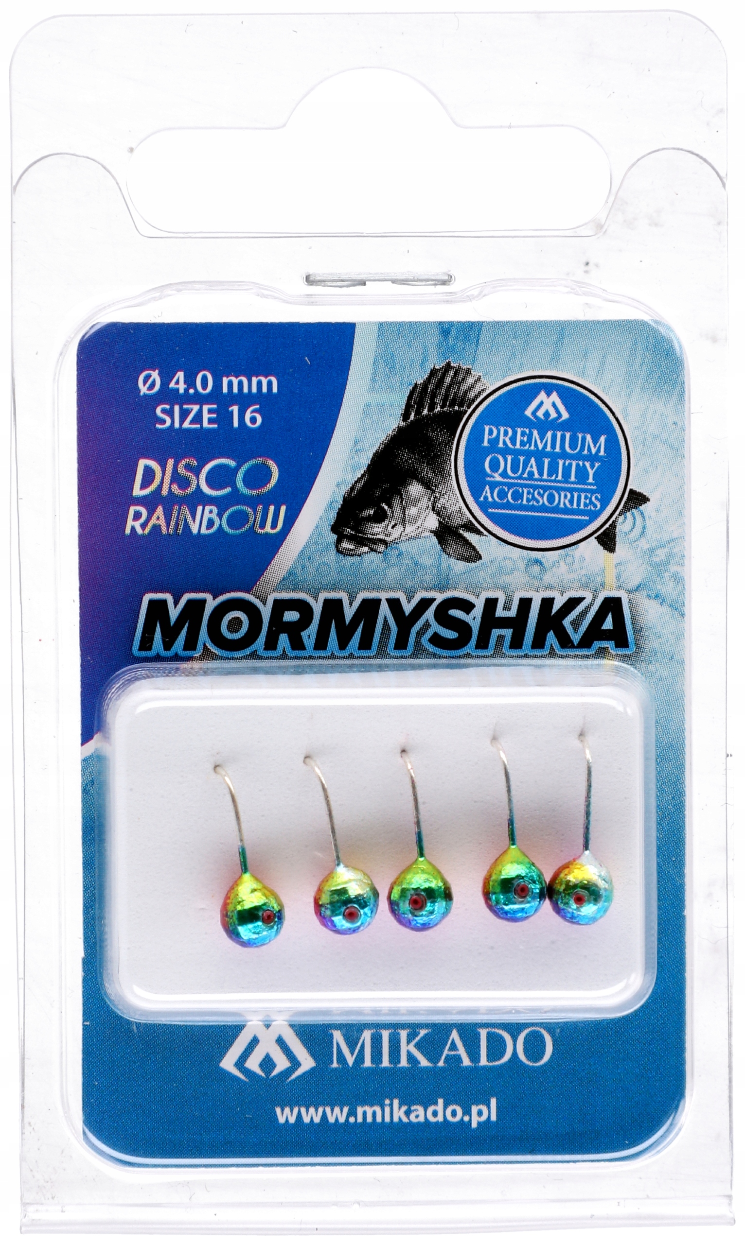 MORMYSZKA MIKADO DISCO DYSKOTEKA MIEDZIANA 4,0MM 1SZT Długość 4 mm
