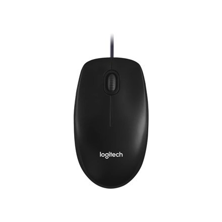Logitech Mysz M100 Optyczna Przewodowa Czarna