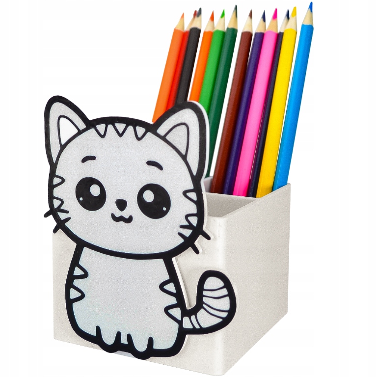 ORGANIZER NA KREDKI KOT POJEMNIK NA BIURKO DLA DZIECKA