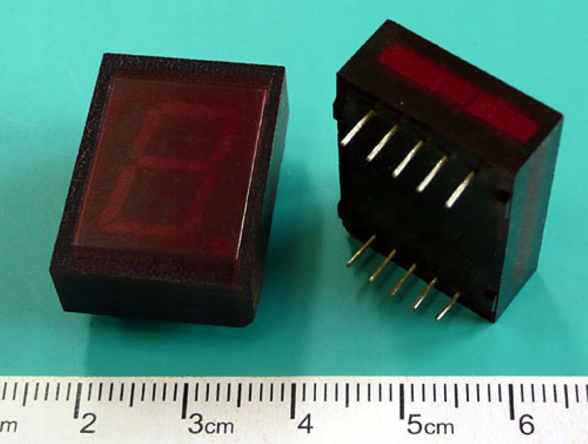 [STcs] LED1CA wyświetlacz maskowany wspólna anoda