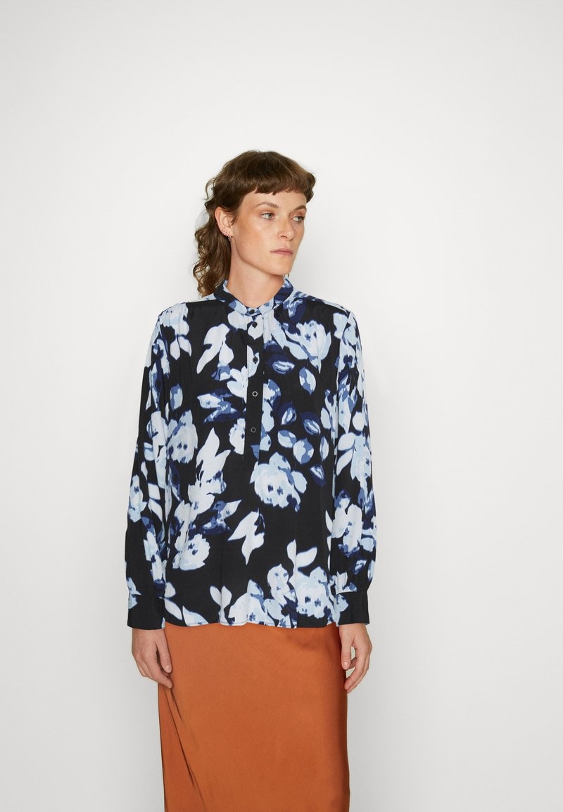 Košilová halenka s květinami Selected Femme 36