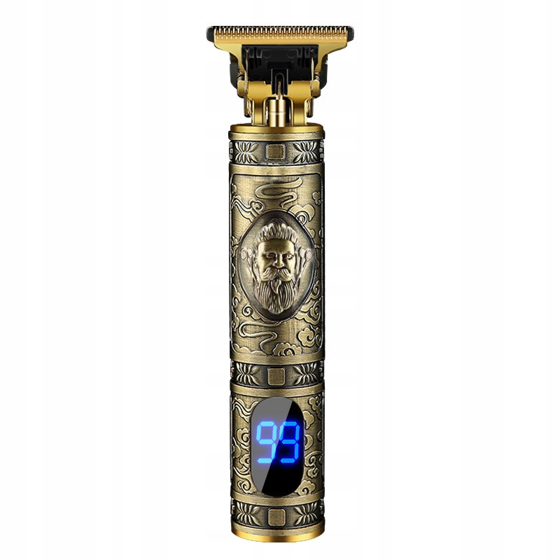 MASZYNKA TRYMER DO STRZYŻENIA GOLENIA WŁOSÓW BRODY REGULACJĄ GOLARKA LCD Marka VGR