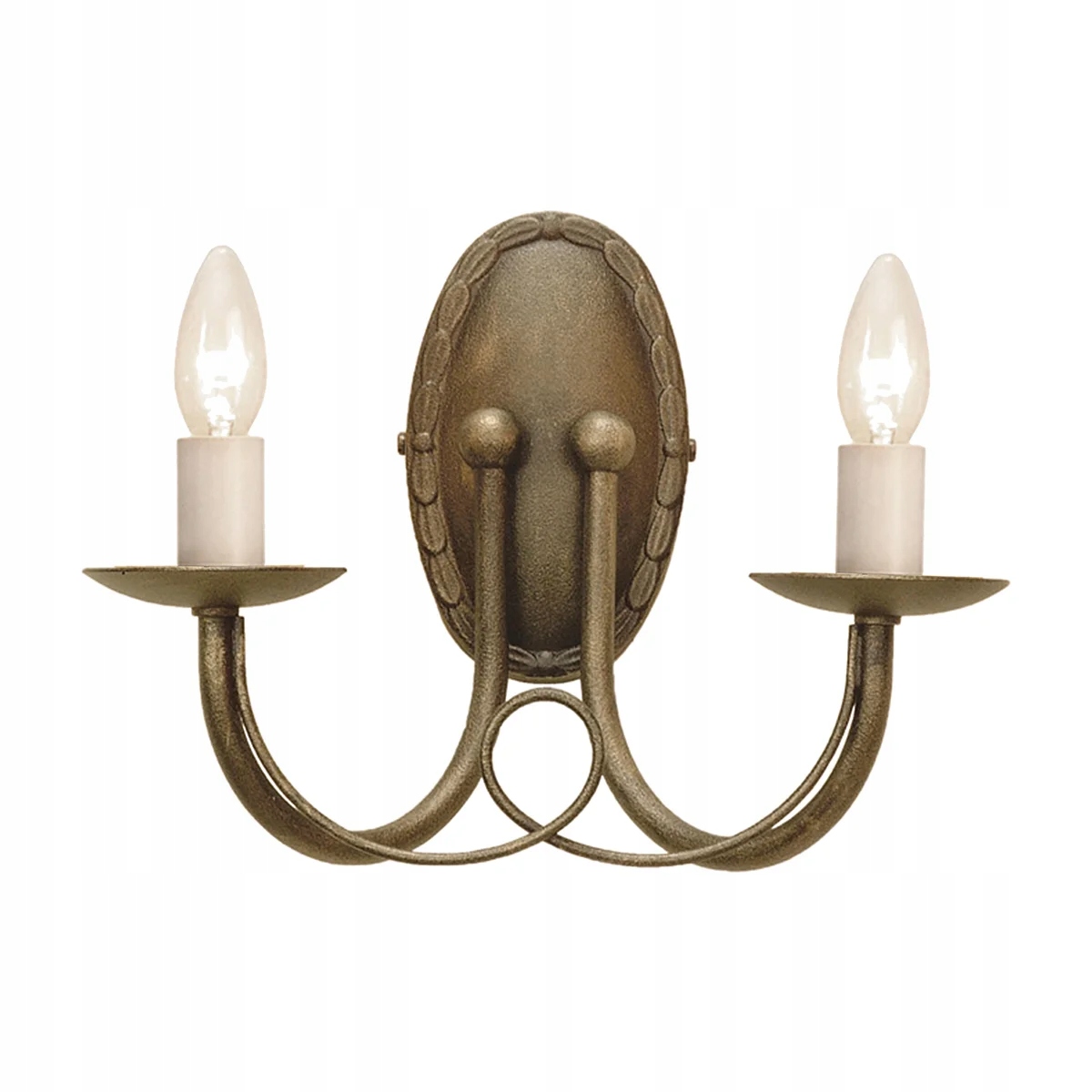 Dvojitá svietniková nástenná lampa zlatá vintage klasická Elstead