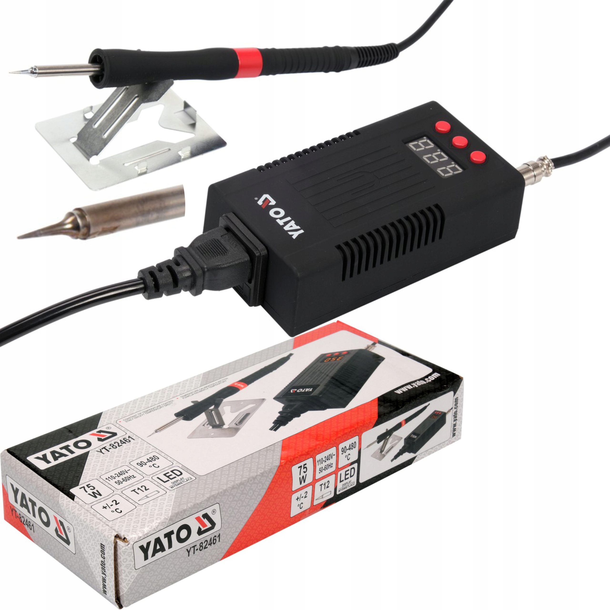 

Yato Stacja Lutownicza Led Grot T12 75W Lutownica