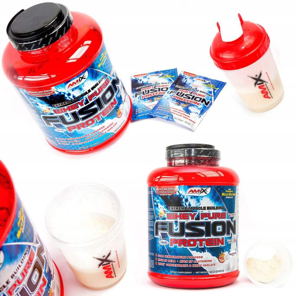 Saszetka Amix Fusion - ODŻYWKA BIAŁKOWA TRUSKAWKA EAN (GTIN) 8594159538047