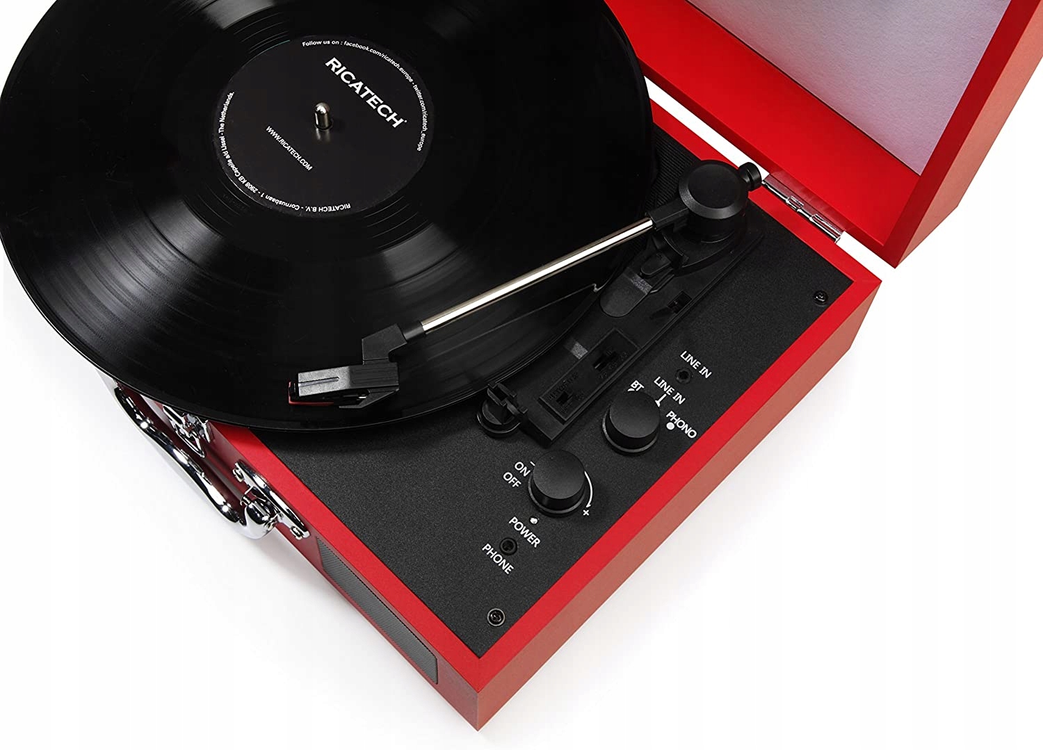 Gramofon Retro Advanced RTT21 Ricatech czerwony Model RTT21 Advanced Czerwony