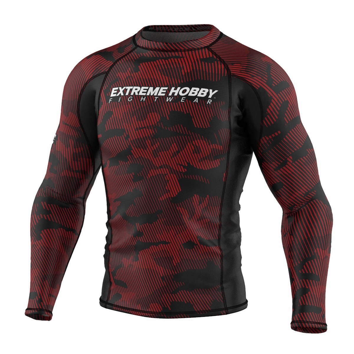 Rashguard z długim rękawem czerwony Havoc M