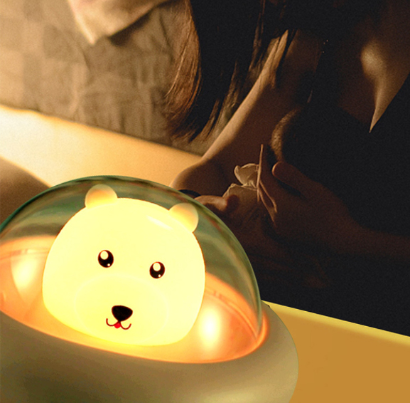 BEZPRZEWODOWA Lampka Silikonowa Miękka Nocna LED dla DZIECI MISIU PREZENT Marka Logit