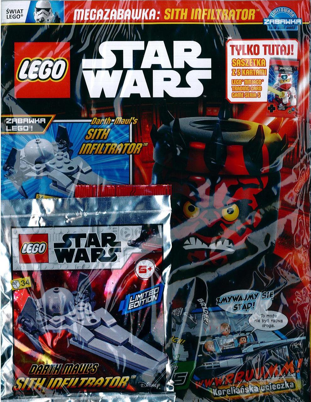 LEGO STAR WARS 5/2020 + SITH INFILTRATOR + karty