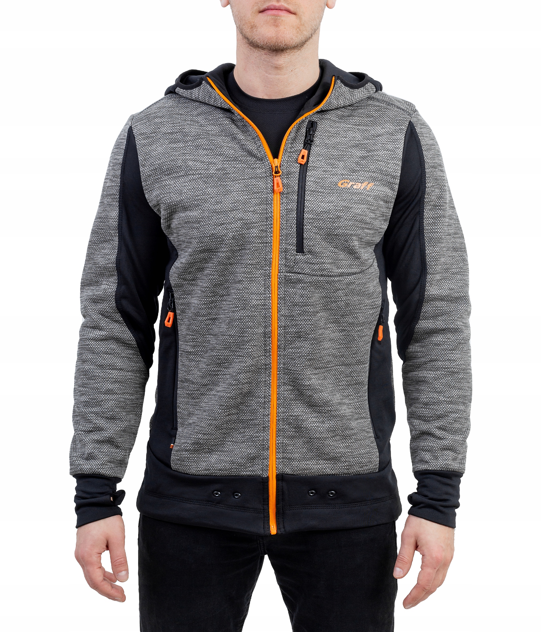 Bluza polarowa Graff 223-P-BL-8 szara rozmiar M