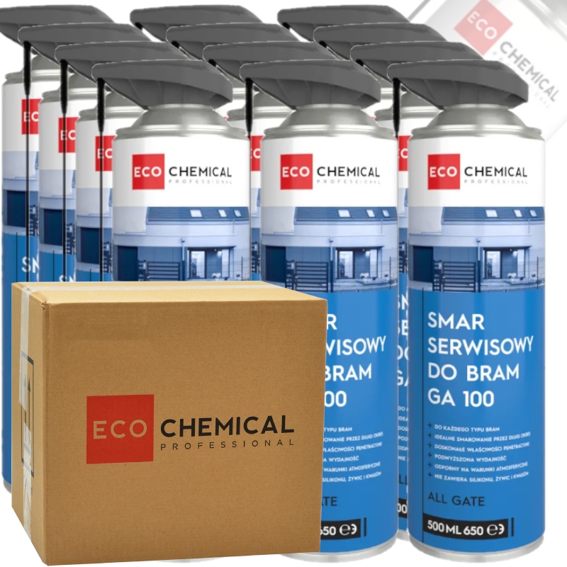 Smar Serwisowy Do Bram Garażowych Prowadnic Spray Ga 100 Ecochemical 500 ML