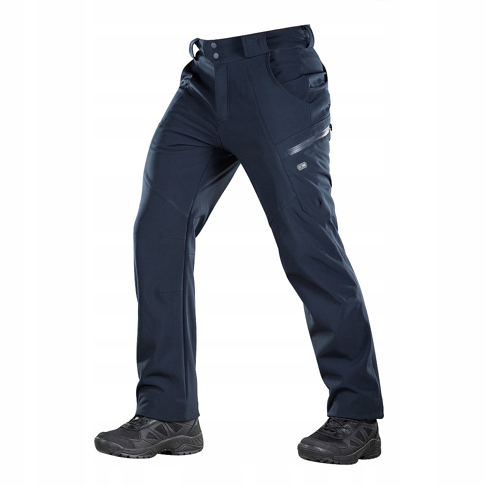 M-Tac Spodnie taktyczne zimowe Softshell Winter Dark Navy Blue 2XL