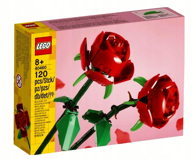 

Oryginalne Lego 40460 Róże 120 elementów Klocki