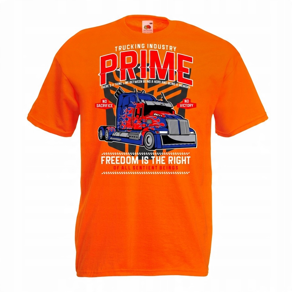 

Koszulka ciężarówka monster truck L pomarańczowa