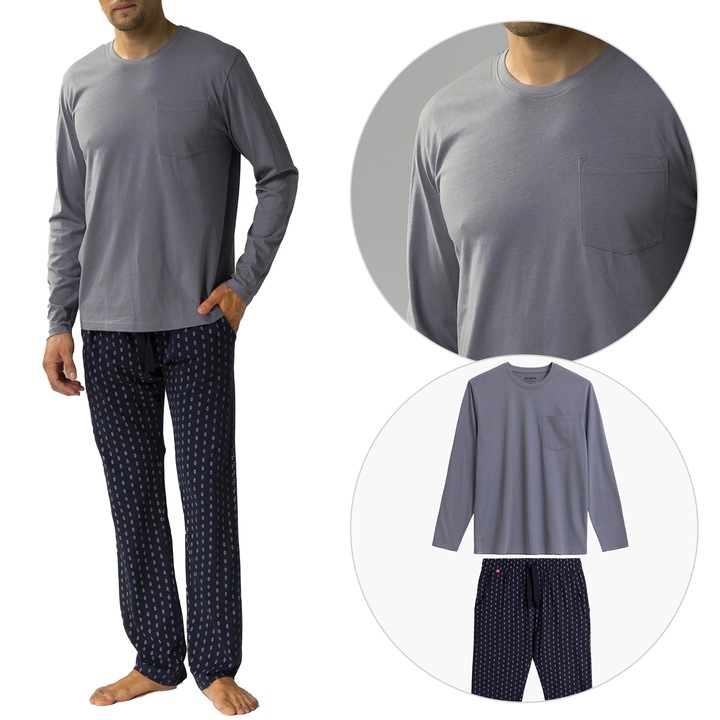 Pánské Pyžamo Atlantic NMP373/ŠA/HRA/XXL