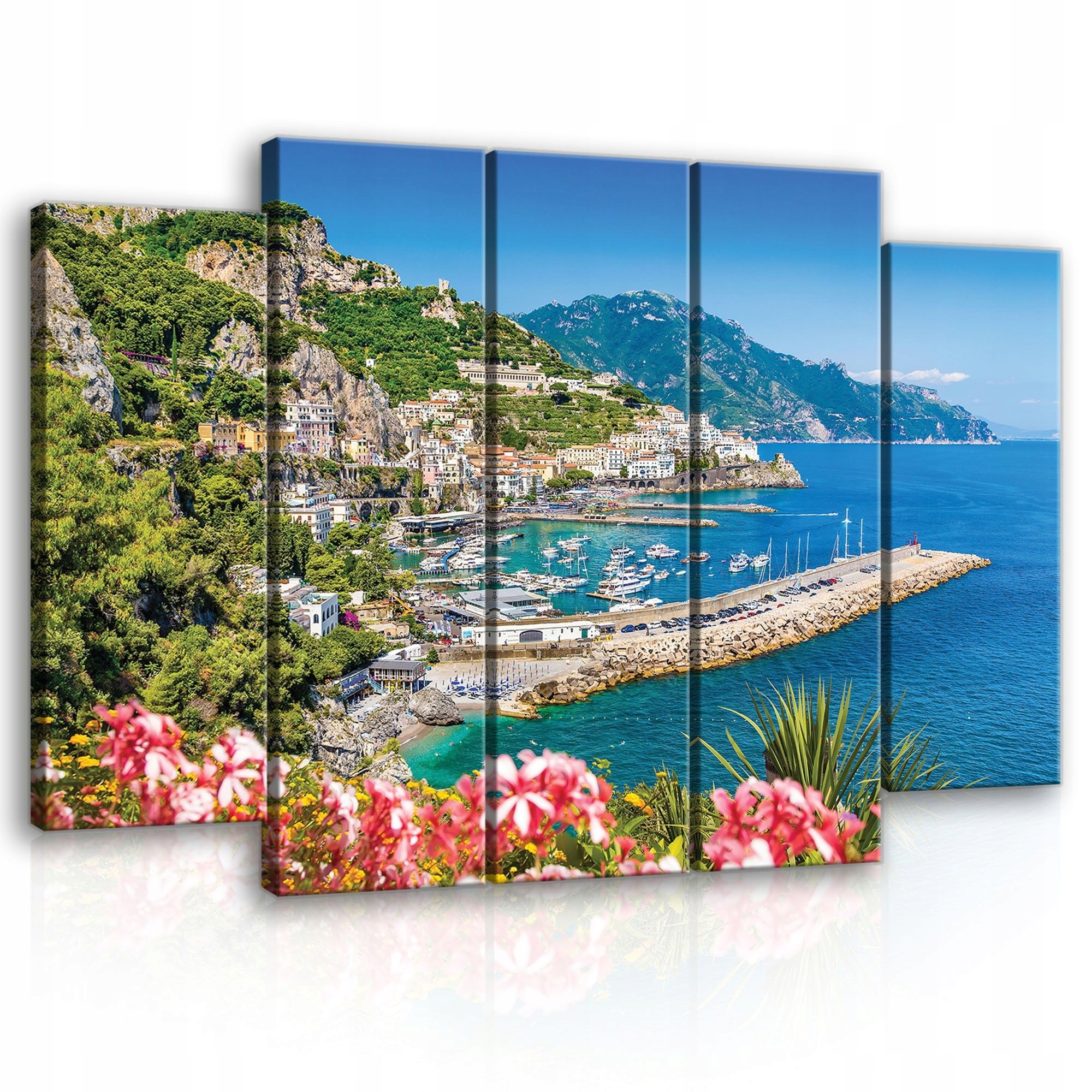 Obraz na plátne 150x100 Krajina Malebný výhľad na more a hory