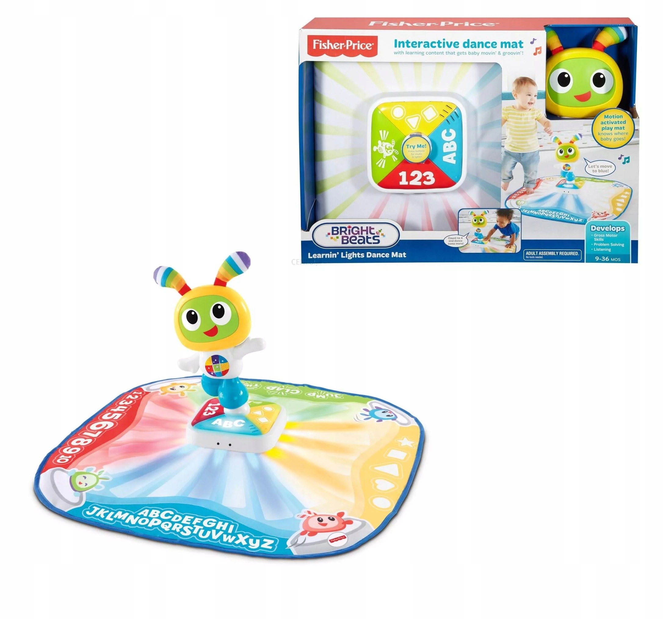 MATA EDUKACYJNA FISHER PRICE DTB21 BEBO WERSJA RU