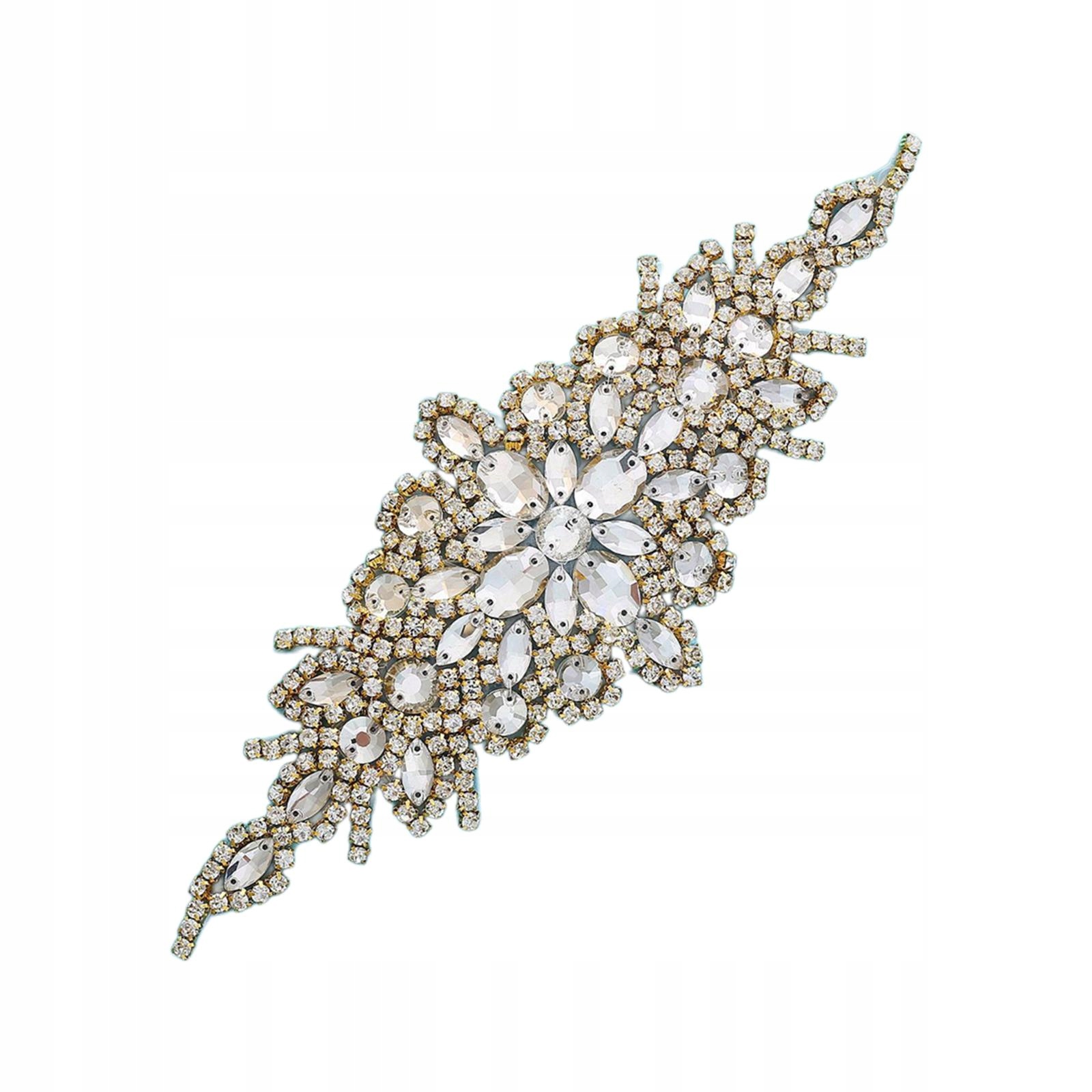 Pas Panny Młodej Rękodzieło Moda Vintage Design Dressup Crafting Ślub Złoty