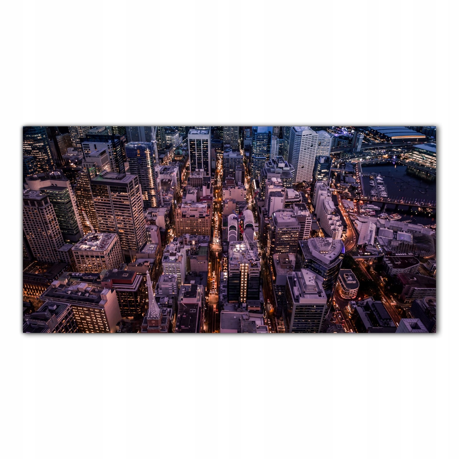 Sydney Mesto Krajina 100x50 Lacobel do kuchyne