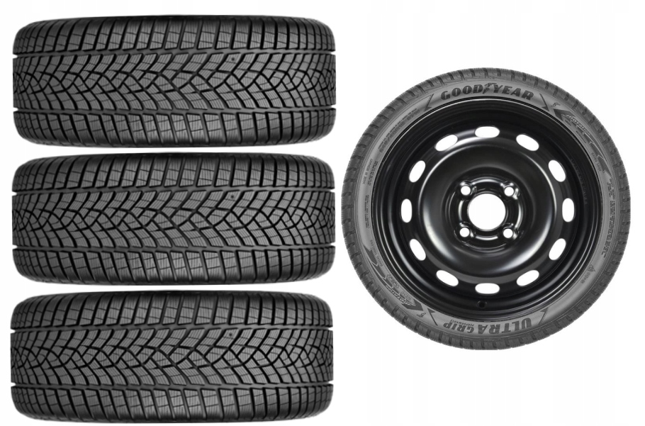 NOWE KOŁA ZIMA FORD KA+ 195/55R15 GOODYEAR