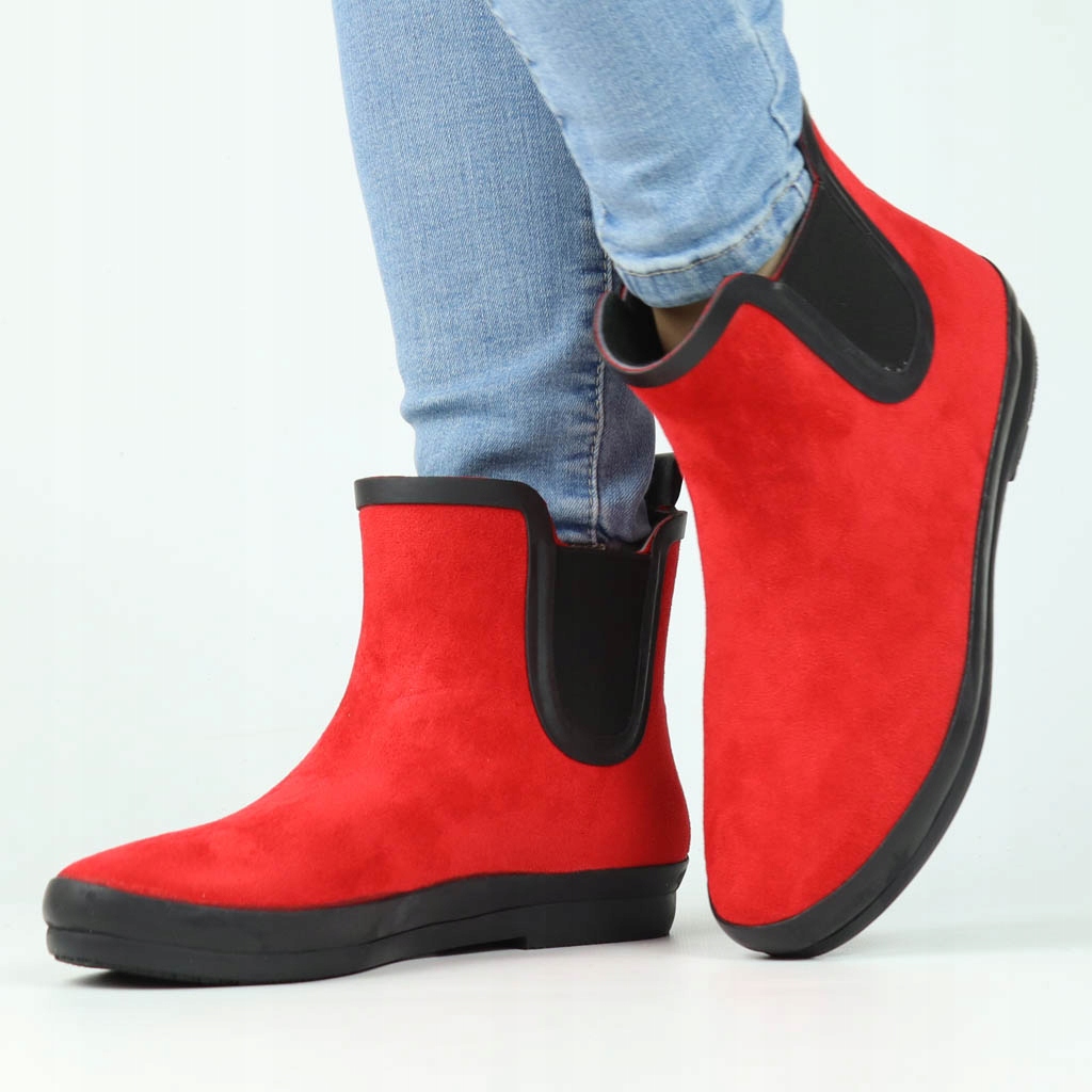 Kalosze Potocki 23-36063RD Czerwone Płeć kobieta