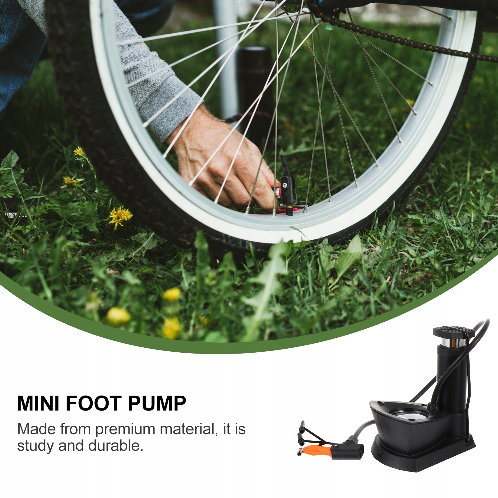 1 Pc Pompa powietrza Małe stopy pompy Marka bez marki