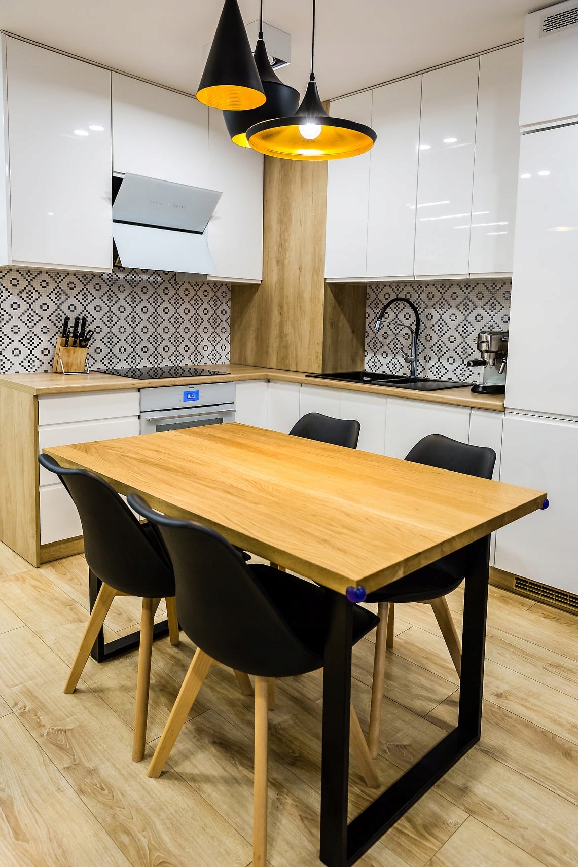 Stól LOFT Dąb Wotan Szerokość mebla 65 cm