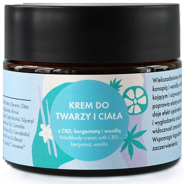 LullaLove – krém na obličej a tělo s Cbd, bergamotem a vanilkou