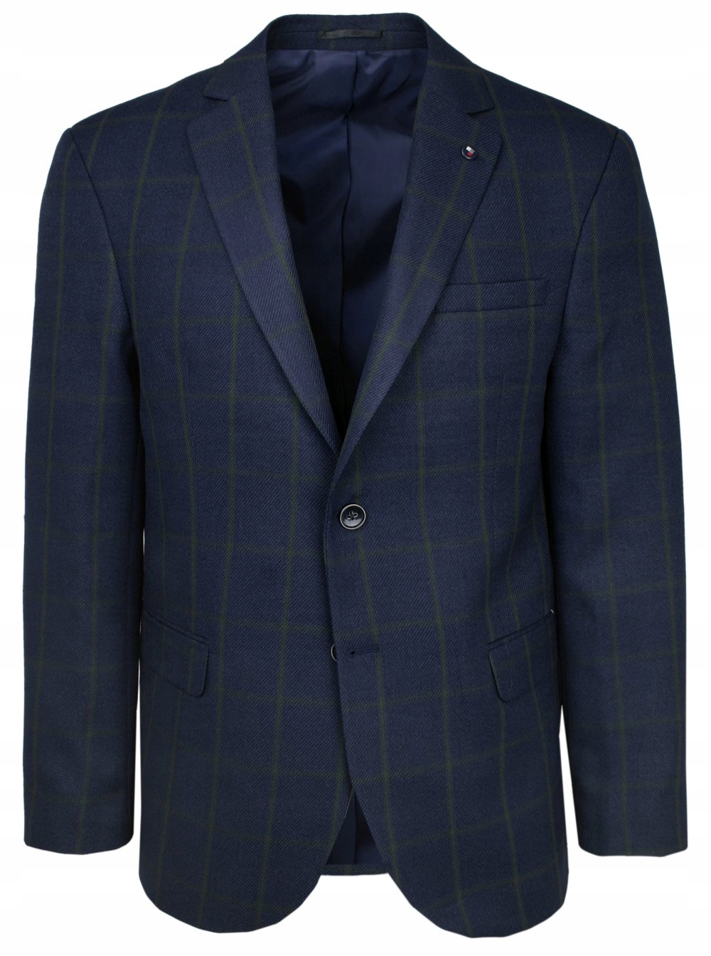 Granatowo-Zielona Marynarka VICTORIO 100/176