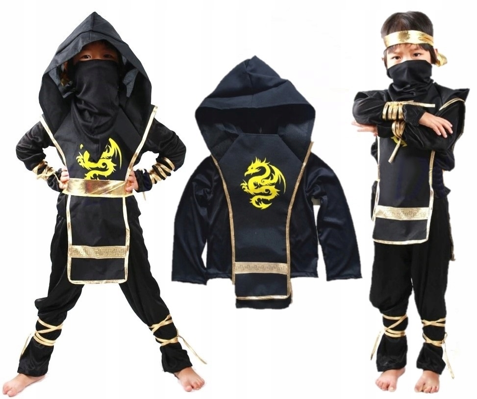 

Strój Przebranie Ninja Samuraj Wojownik 110-116 CM