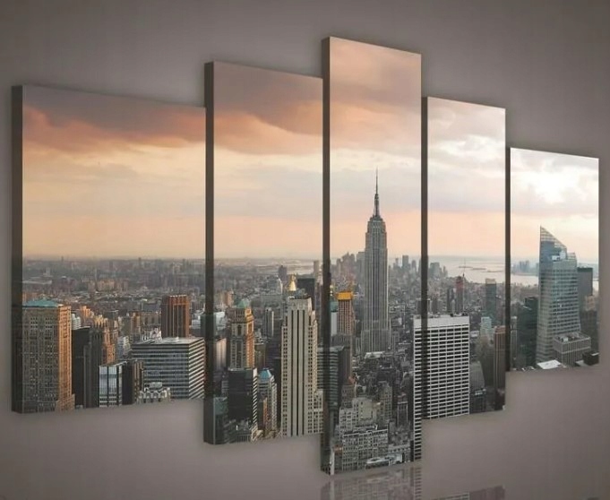 Obraz 170x100 New York panoráma mrakodrapy Empire State Building