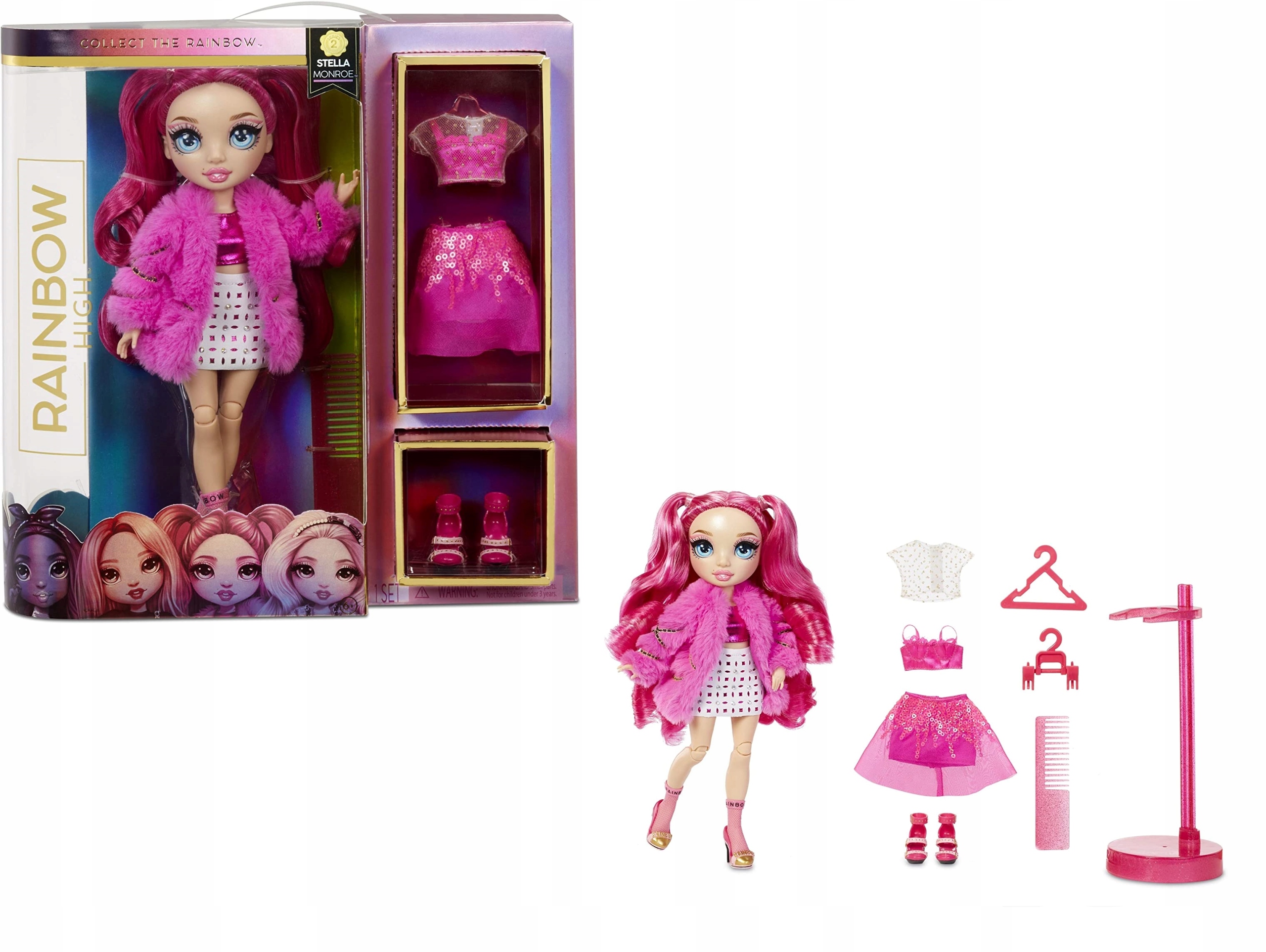 

Rainbow High Fashion Doll- Fuksja 572121